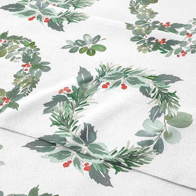 Flannel Christmas Sheets - 100% Cotton Flannel Sheet Set - King Size - Ultra Soft, Comfy & Cozy -... | Amazon (US)