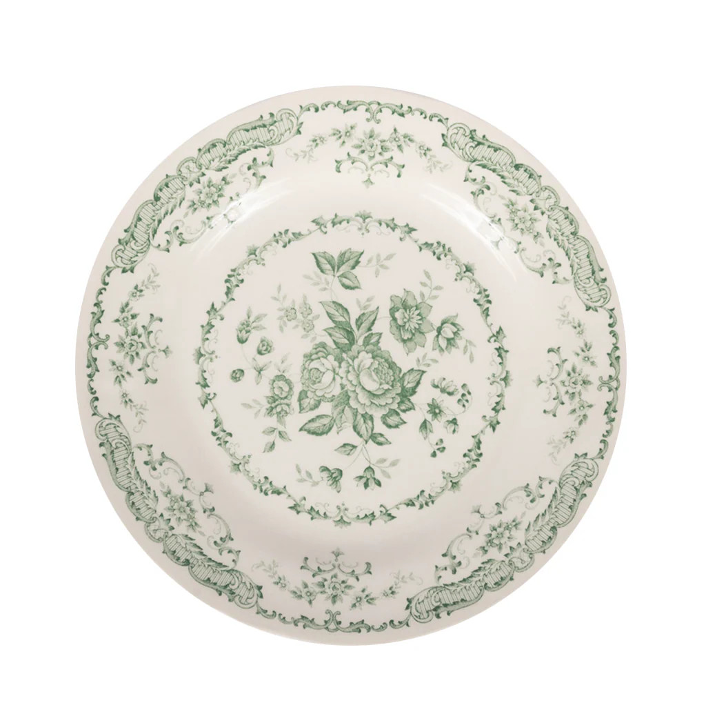Sage Floral Dinner Plate | Blue Print