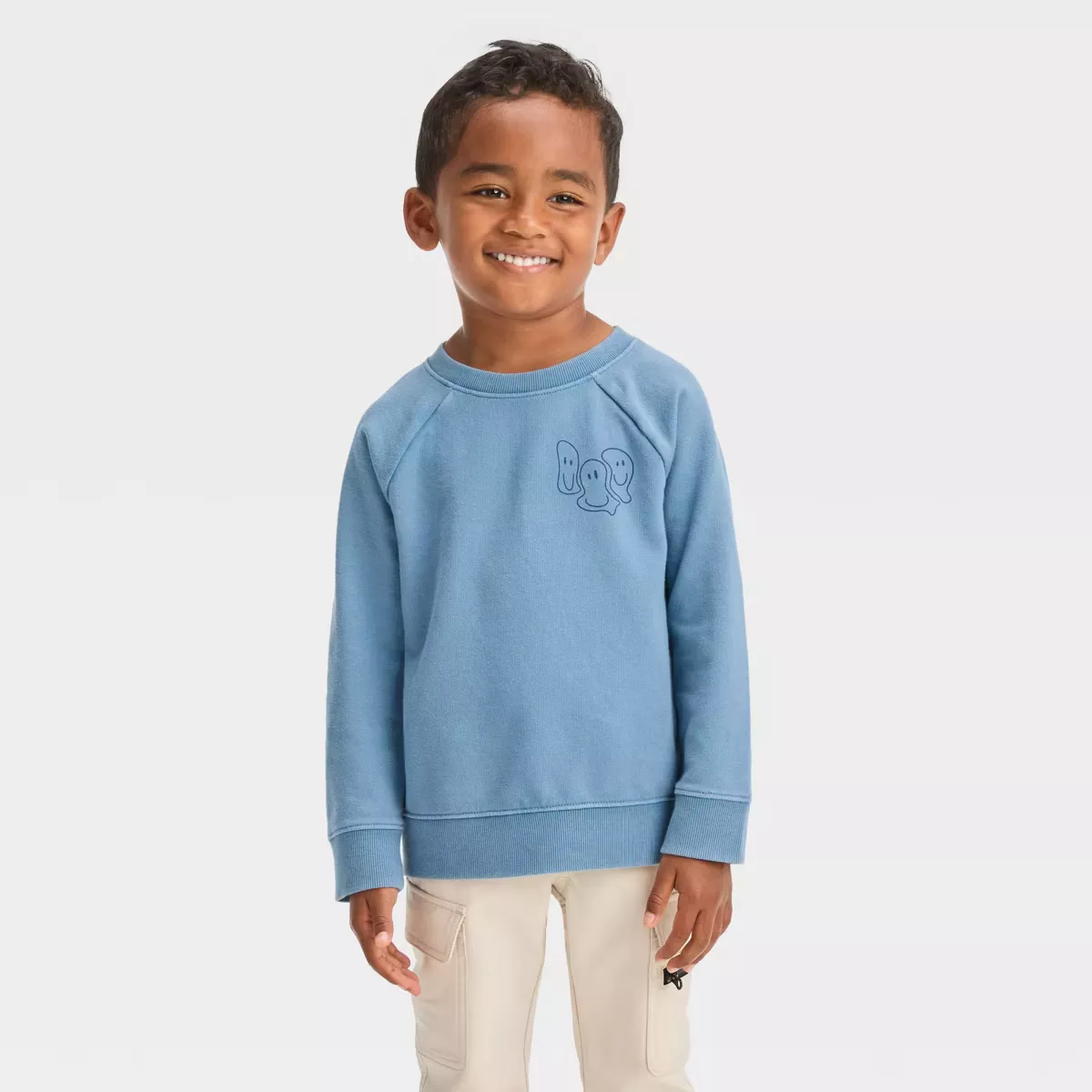 Toddler boy crew neck hot sale sweatshirt