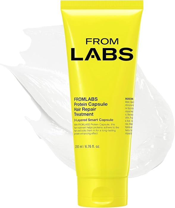 FROMLABS Protein Capsule Hair Repair Treatment, 3-Minute Keratin Hair Mask & Deep Conditioner for... | Amazon (US)