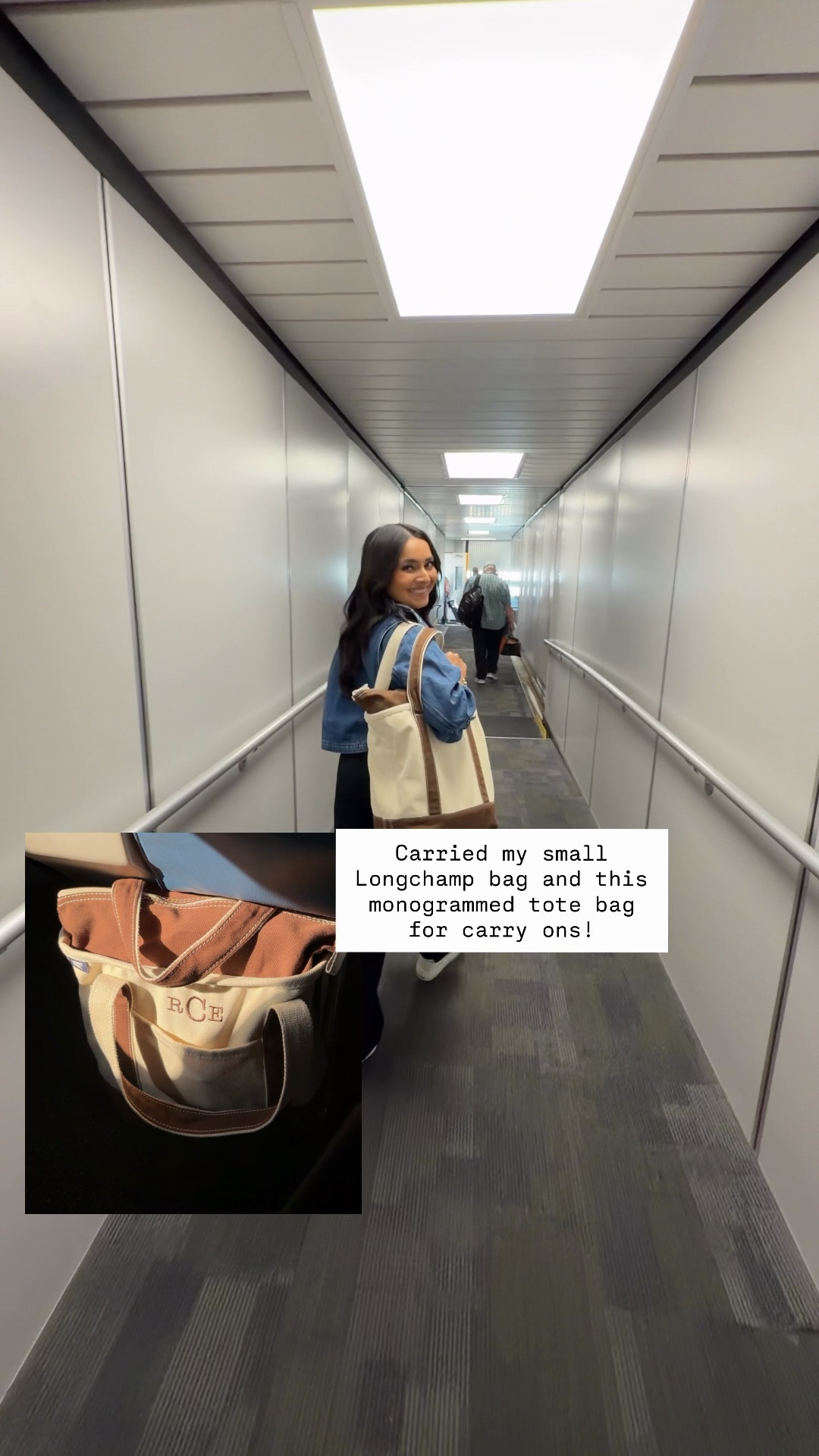 Tote bag is the medium size with a zip top and regular handles 

#LTKPetite #LTKTravel #LTKSaleAlert