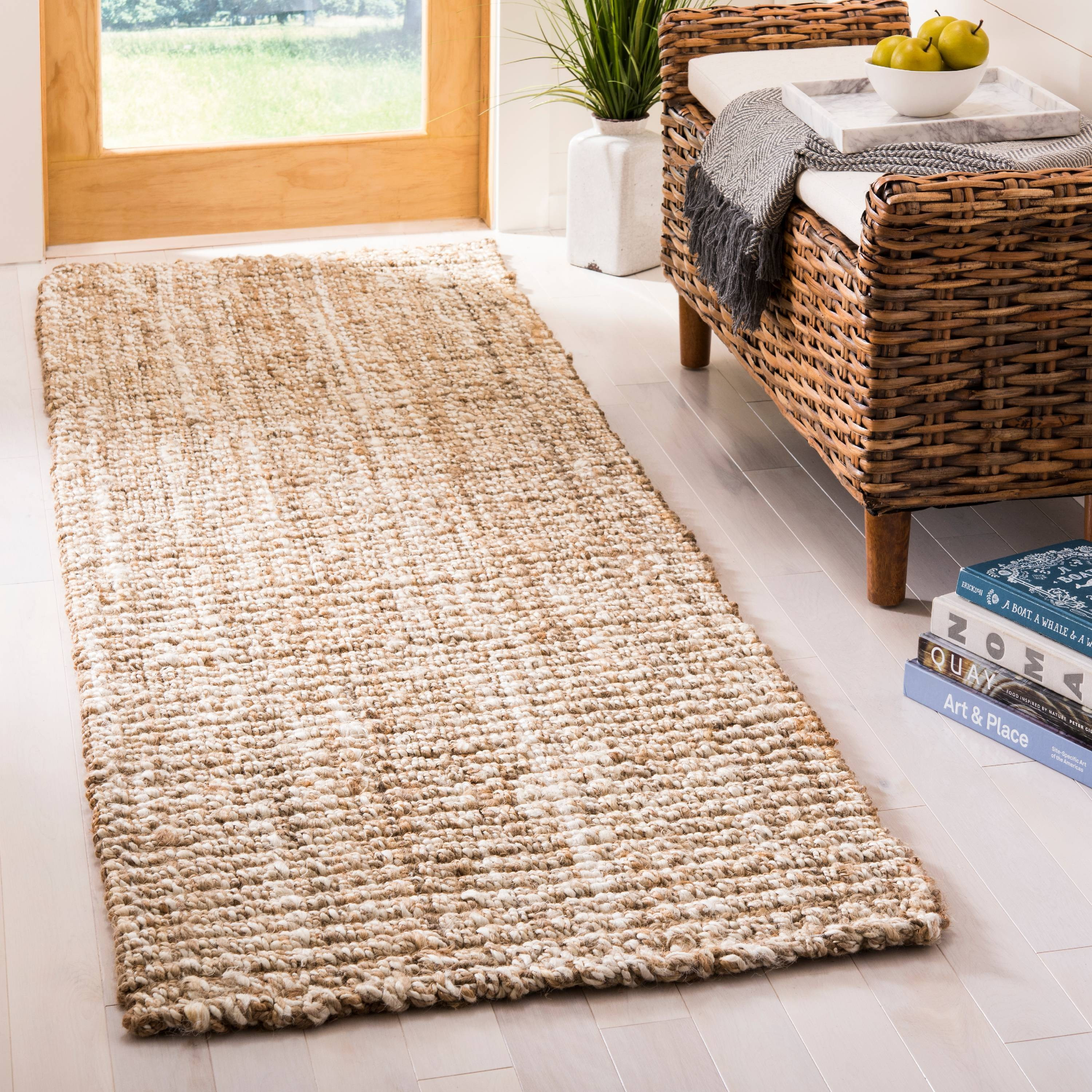 SAFAVIEH Natural Fiber Crispin Braided Jute Runner Rug, Natural, 2'6" x 6' | Walmart (US)