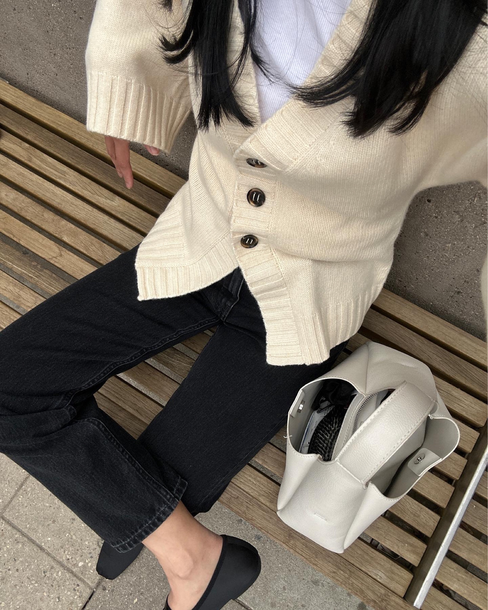 Ballet flats and this cardigan on repeat! 

#LTKstyletip #LTKSeasonal #LTKworkwear