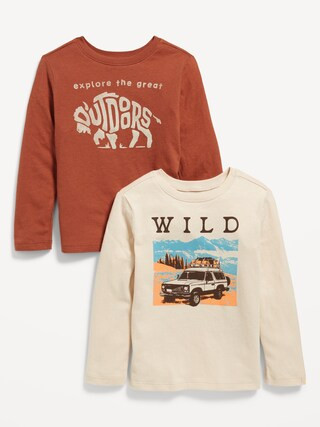 Long-Sleeve Graphic T-Shirt 2-Pack for Toddler Boys | Old Navy (US)