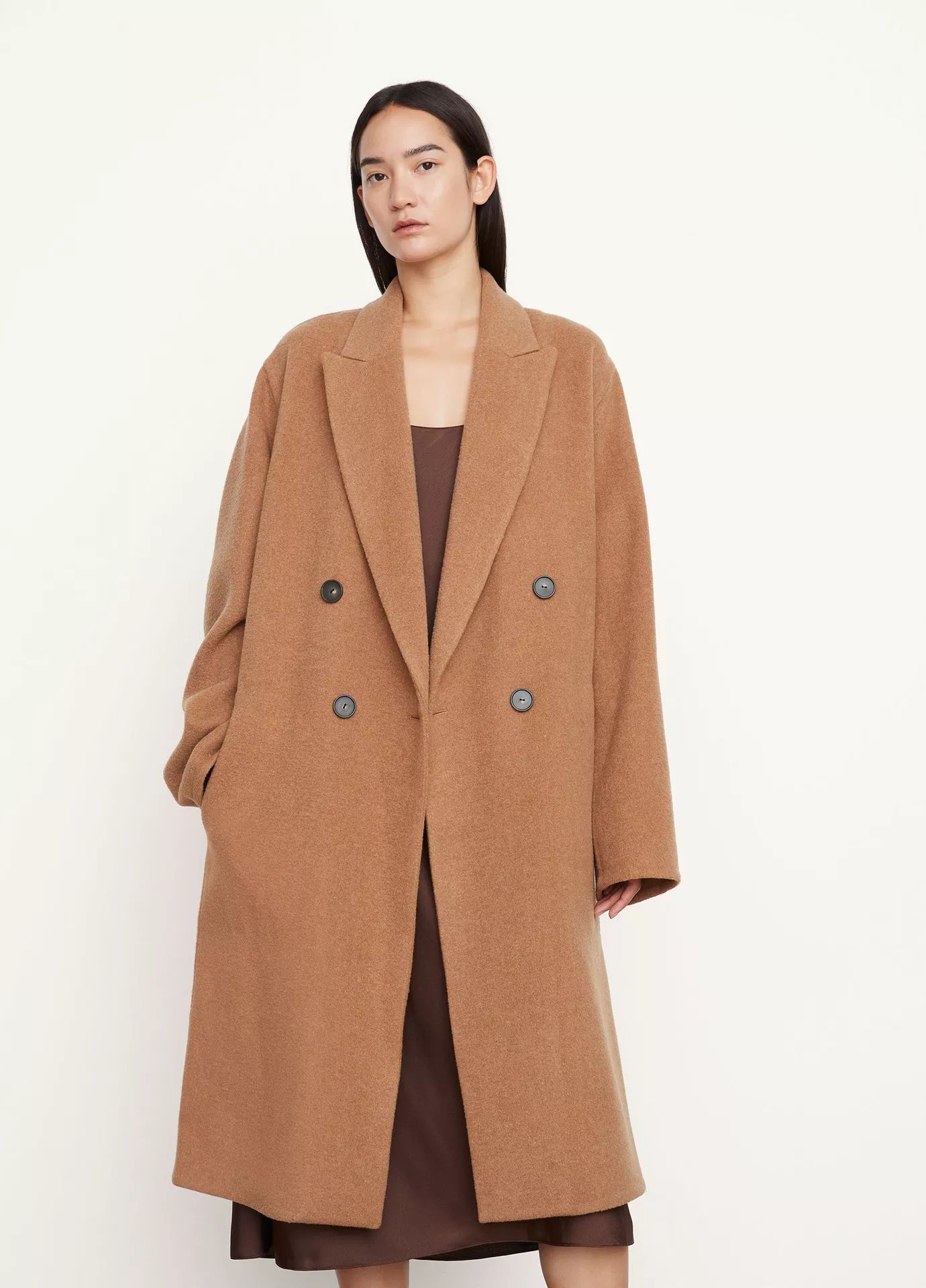 Double Wool Long Coat | Vince LLC