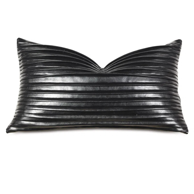 Barclay Butera Rectangular Faux Leather Pillow Cover & Insert | Wayfair North America