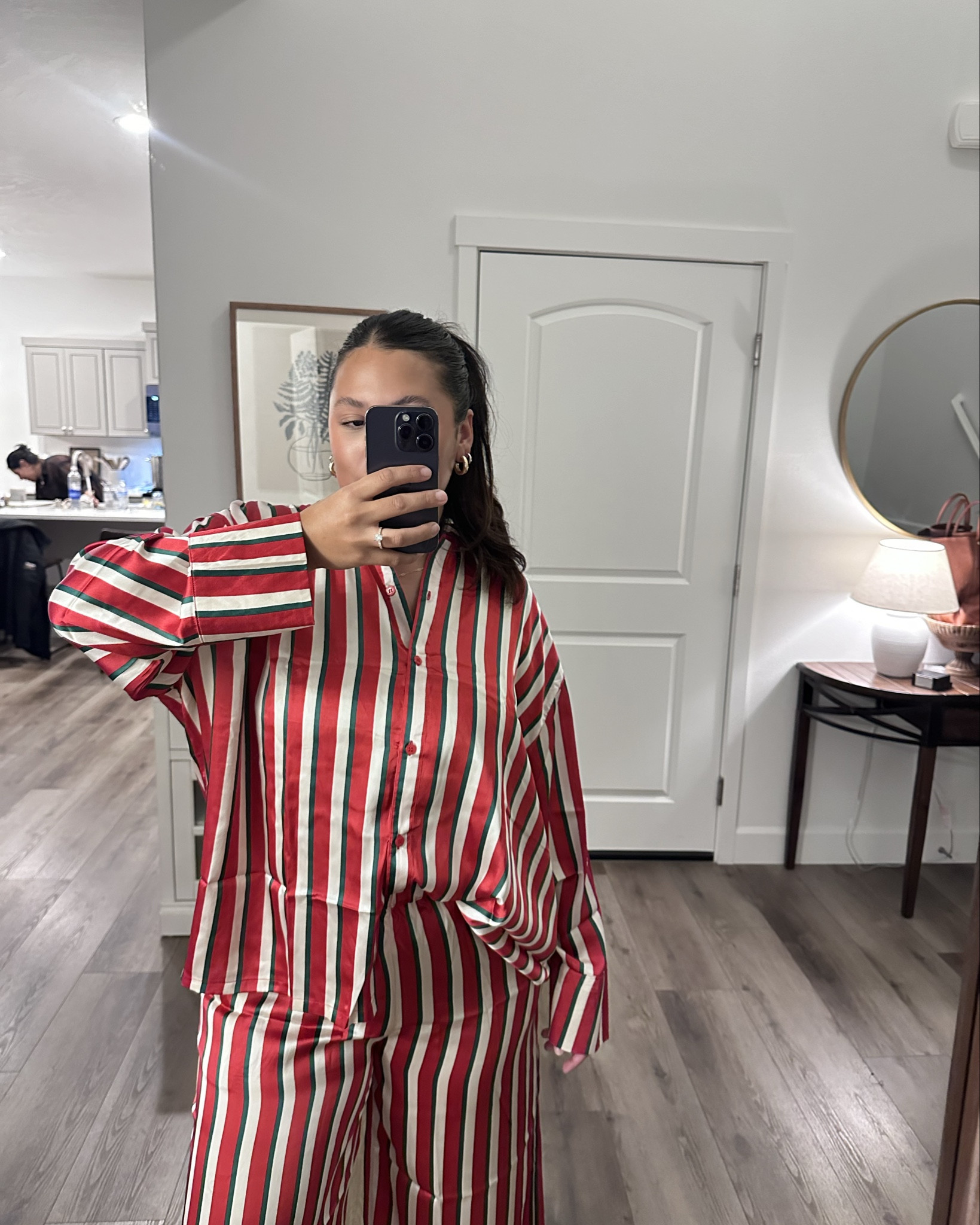 Obsessed with these pajamas for the holiday season! Luxury feel and so comfy! Wearing a size 12

#LTKVideo #LTKHoliday #LTKSaleAlert