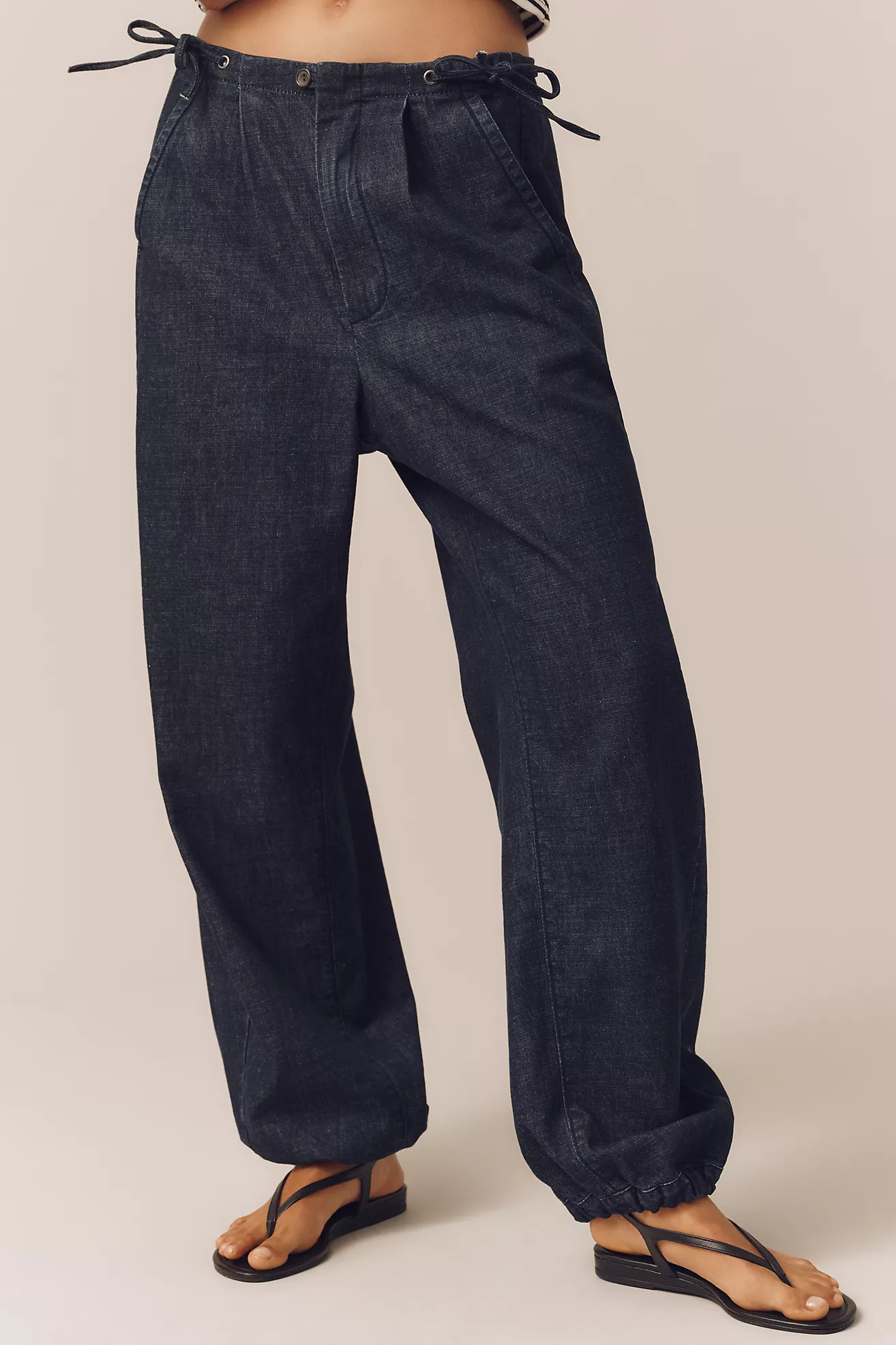 Pilcro Mid-Rise Pull-On Jogger Jeans | Anthropologie (US)