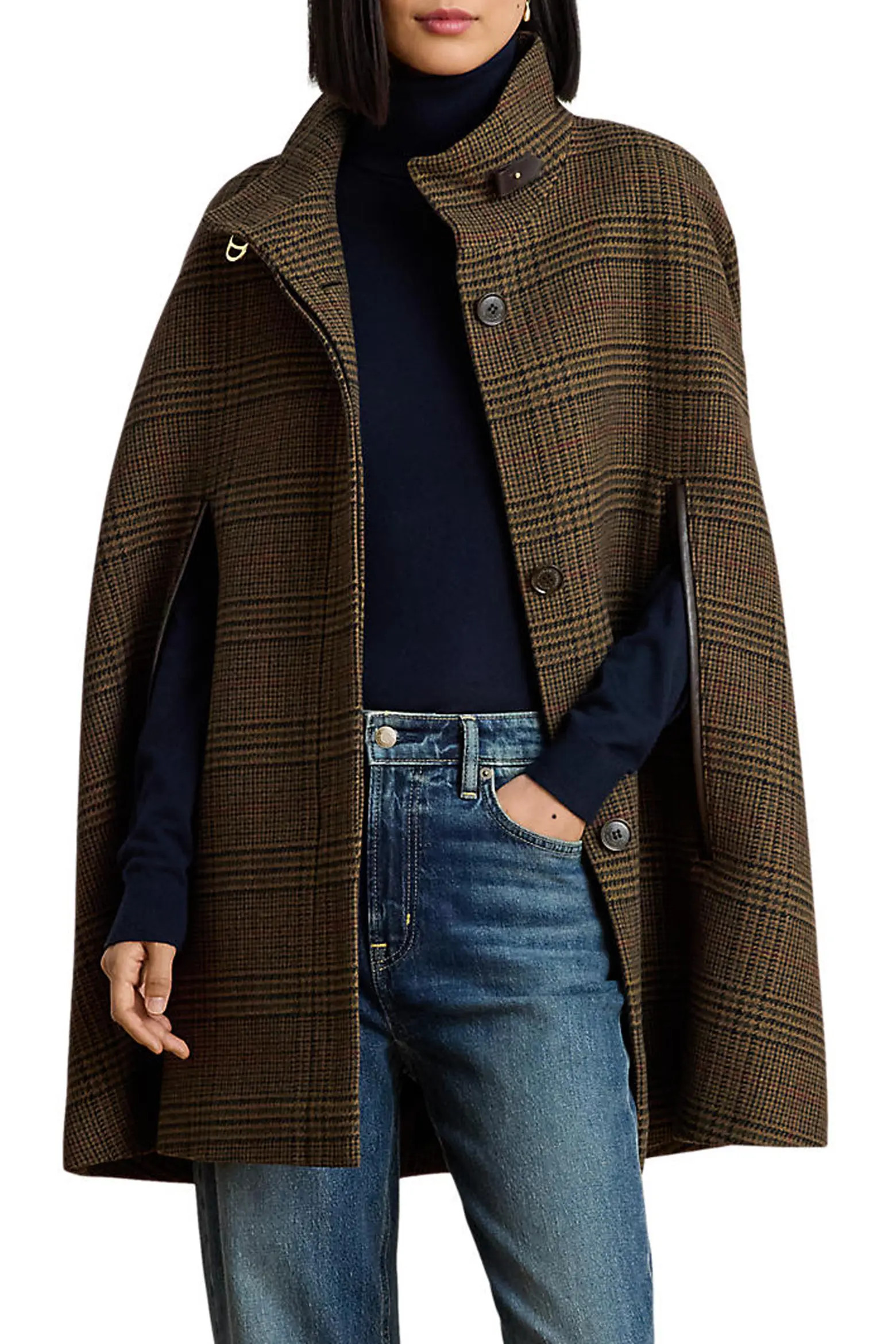 Houndstooth Wool Blend Cape (Women) | Nordstrom | Nordstrom