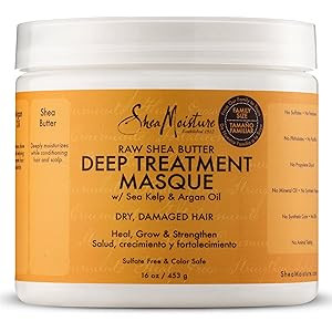 SheaMoisture Raw Shea Butter Deep Treatment Masque | Family Size | 16 oz. | Amazon (US)