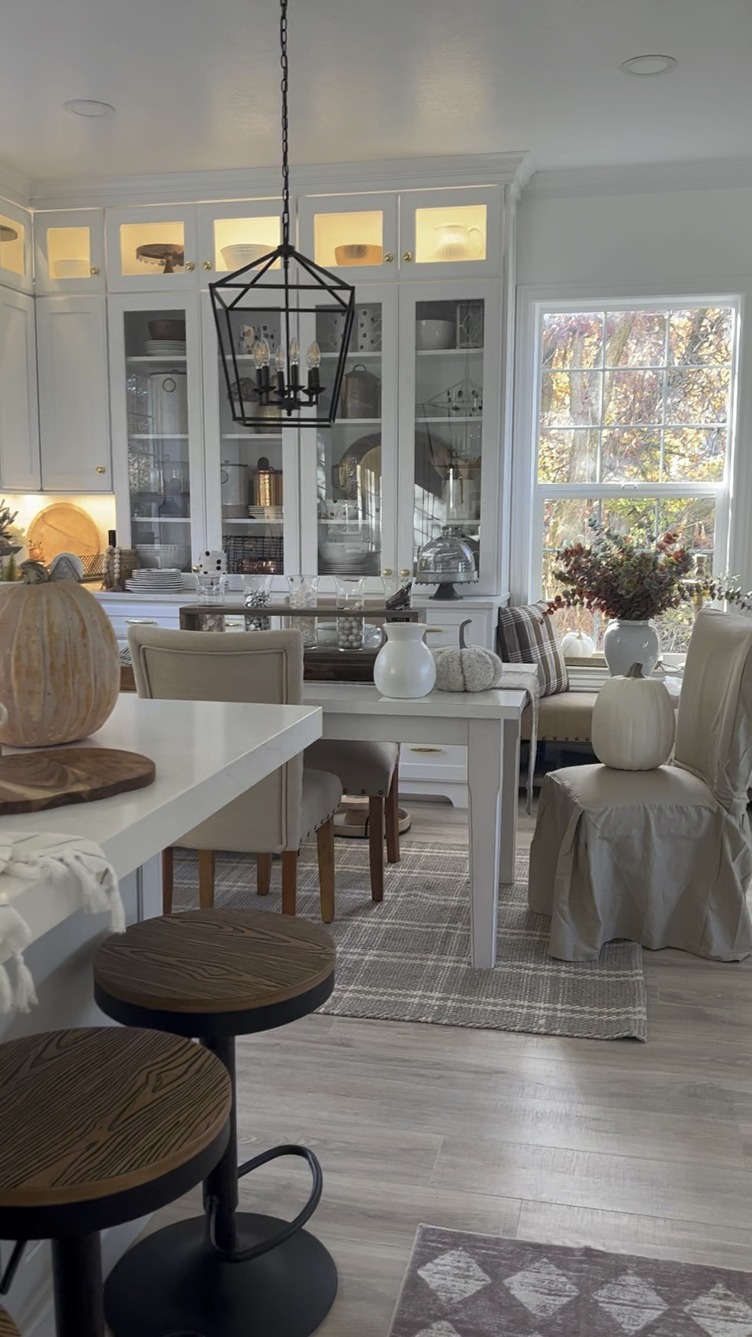 Fall is here in my kitchen. Candles, pumpkins, stools, chairs. It’s all so welcoming. Home is magical 

#LTKSeasonal #LTKFallSale #LTKHome