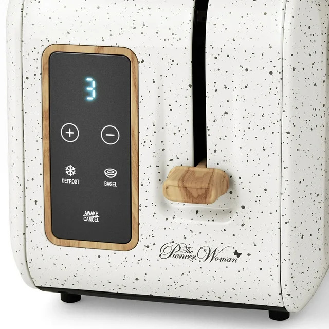 The Pioneer Woman Digital 2-Slice Toaster, Linen Speckle | Walmart (US)