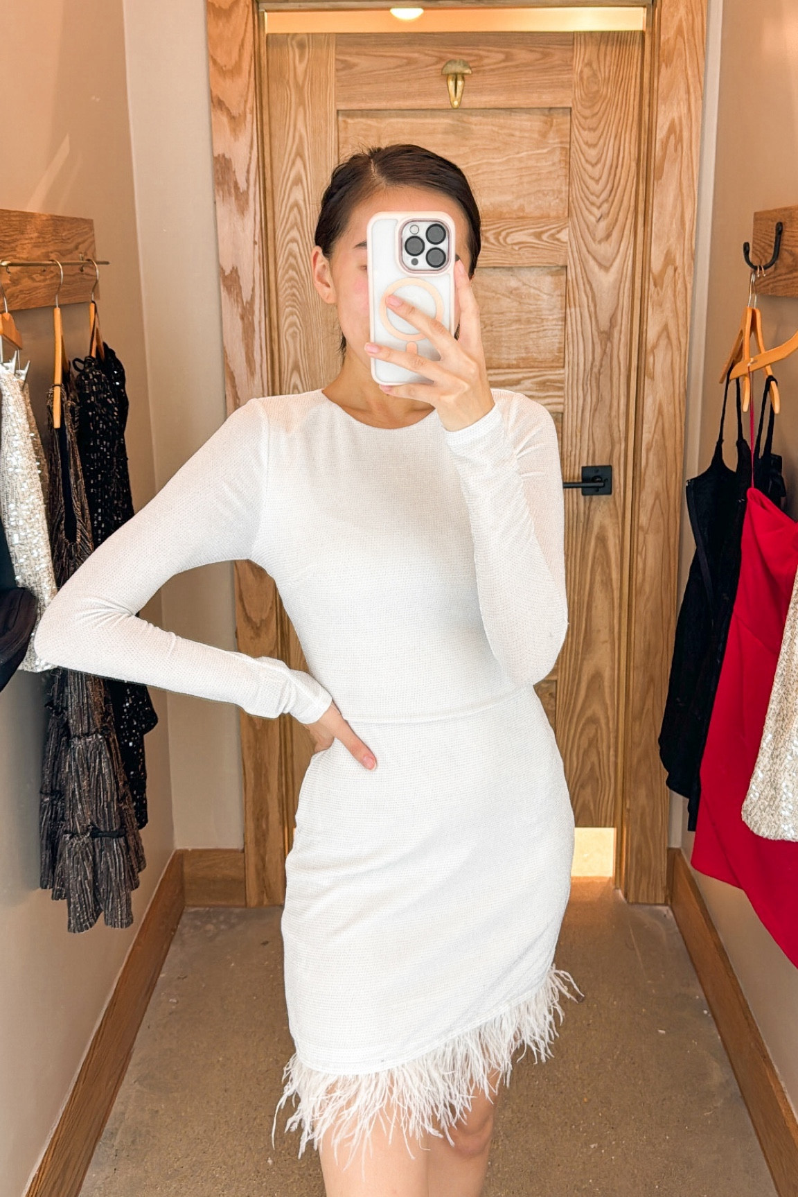 Dress (XS), holiday dress, holiday party outfit, holiday look, holiday outfit, Christmas outfit, holiday style, black dress, white dress, holiday party dress 

#LTKSeasonal #LTKHoliday #LTKparties