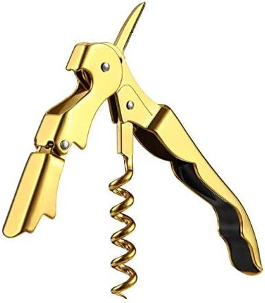 Marco Almond® Waiters Corkscrew, Titanium Coated Stainless Steel Wine Bottles Corkscrew Opener, ... | Amazon (US)