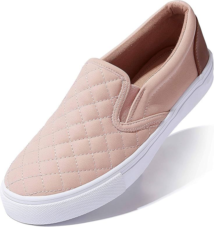 DailyShoes Unisex Flat Memory Foam Cushioned Insole Casual Slip-On Loafers Sneakers Shoes | Amazon (US)