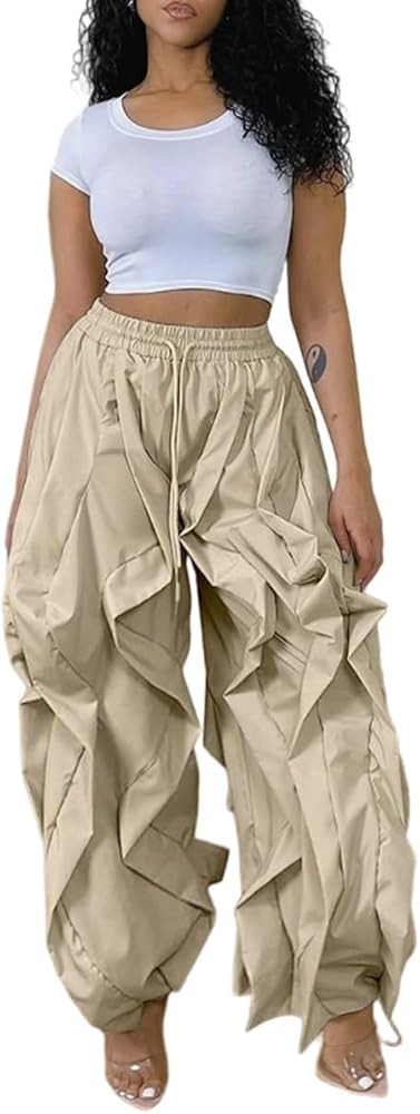 knowfashionstyle Cargo Pants for Women Baggy Parachute Balloon Sweatpants | Amazon (US)