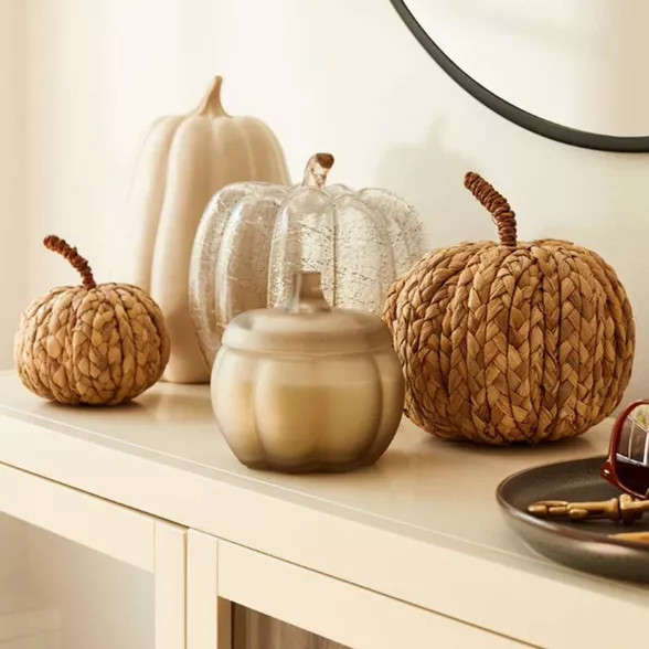 Medium Pumpkin Vanilla Pumpkin Stucco Candle - Threshold™ | Target