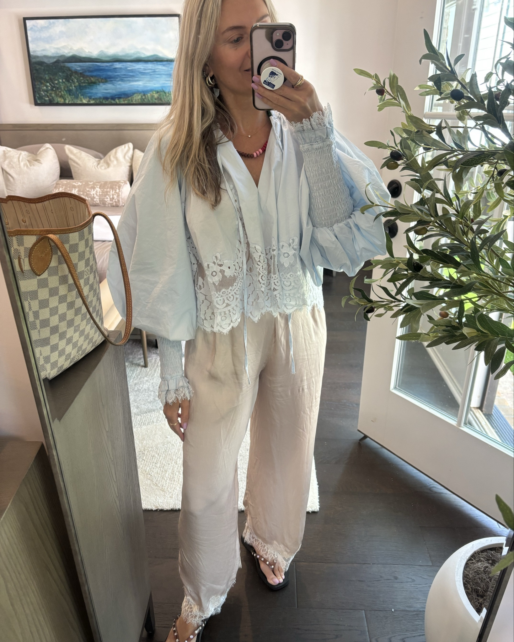 spring outfits 2026
All the lace!  Restock on this top! 

#LTKdayinmylife #LTKootd #LTKOver40