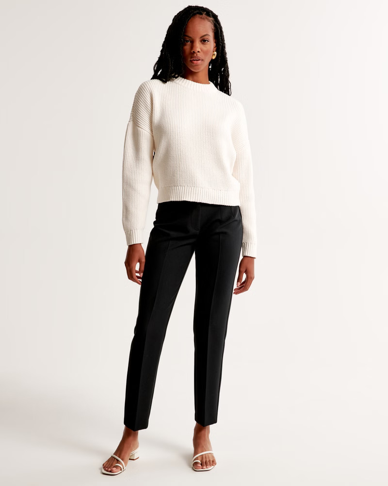 Slim Straight Tailored Pant | Abercrombie & Fitch (US)
