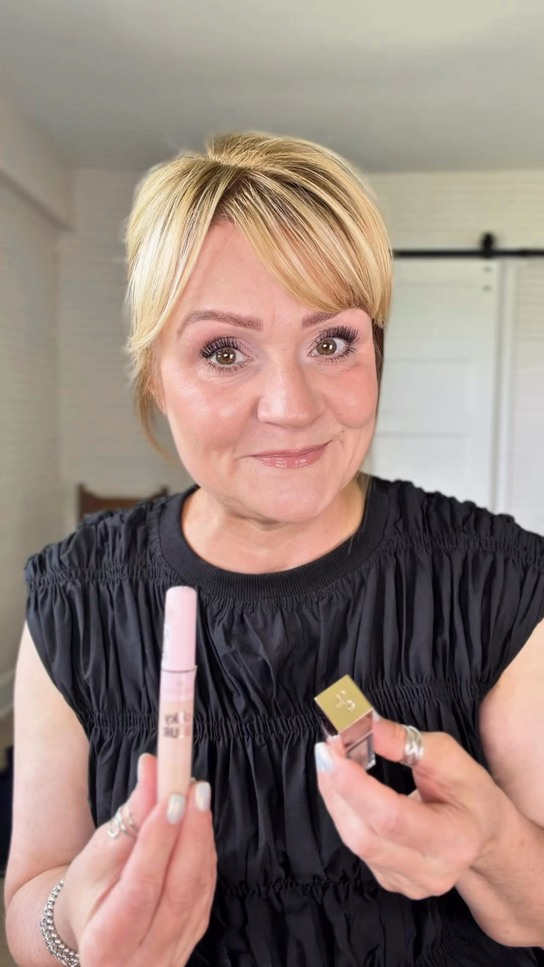 Color corrector with concealer over 50 to cover redness and dark circles

#LTKBeauty #LTKOver40