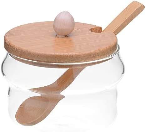 Mimo Style Açucareiro de Vidro Borossilicato Com Tampa e Colher de Bambu. Perfeitas Para Armazen... | Amazon (BR)