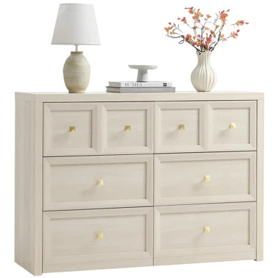 6 Drawers Dresser Cabinet | Wayfair North America