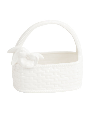 7.25x4x6.75 Bunny Basket | TJ Maxx