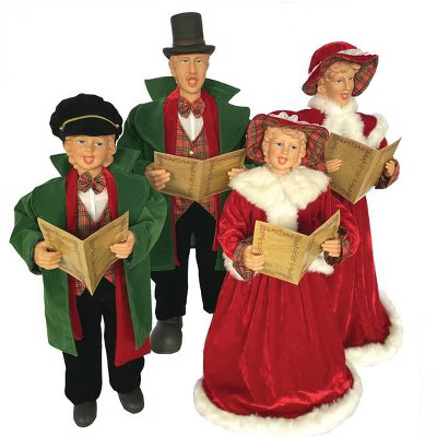 Santa's Workshop Inc. 27" To 37" Dickens Carolers, Set of 4 | Target