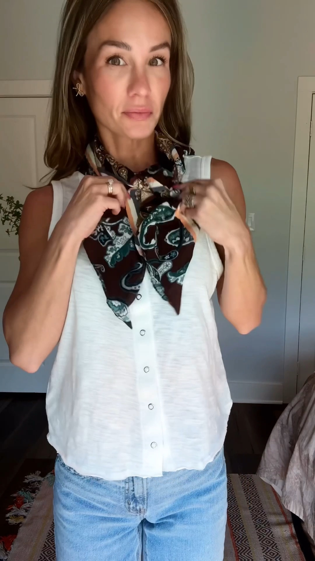 The A&F Stovepipe jeans we keep reaching for are on sale! “SHOP” & il land you links to everything! $15 Target boyfriend tank & Walmart scarf! Basically everything is on sale! #denim

#LTKPetite #LTKootd