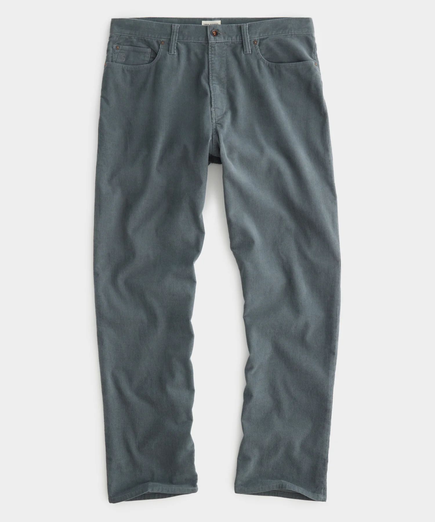 Relaxed Fit 5-Pocket Corduroy Pant in Slate Grey | Todd Snyder