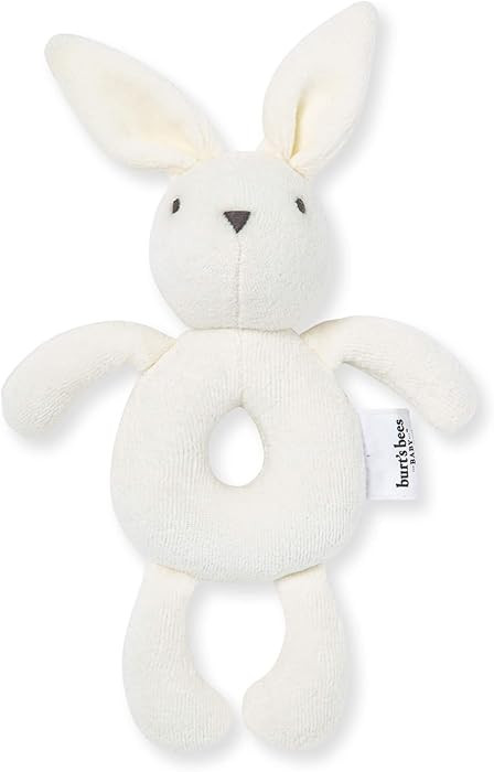 Burt's Bees Baby Unisex Infant Rattle Toy, Nursery Sensory Animal Plush Made with 100% Organic Co... | Amazon (US)