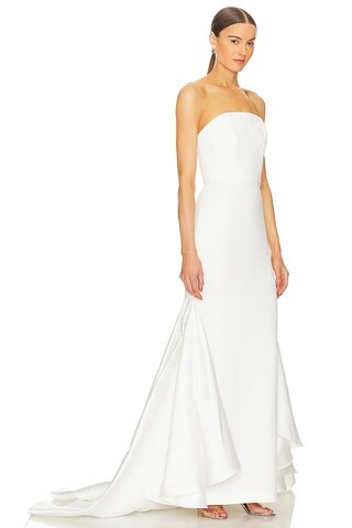 SOLACE London Jodi Maxi Dress in Cream from Revolve.com | Revolve Clothing (Global)
