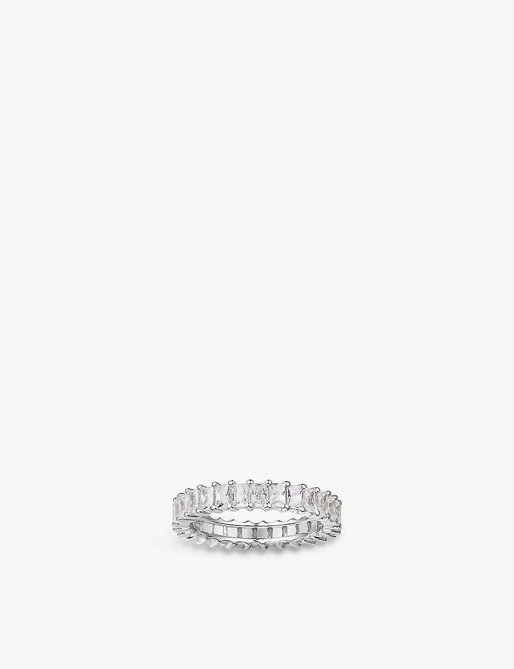 Romance sterling silver and zirconia ring | Selfridges
