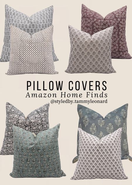 Create a cozy home with these beautiful pillow cover prints from Amazon. Layer and build your favorite pillow combination for your bed or couch. Affordable way to revamp and transform any room!

#LTKhome #LTKstyletip #LTKGiftGuide