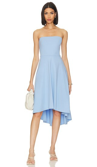 High Low Dress in Vista | Midi Spring Dress Midi Dress Spring Midi Dress Blue Strapless Dress | Revolve Clothing (Global)
