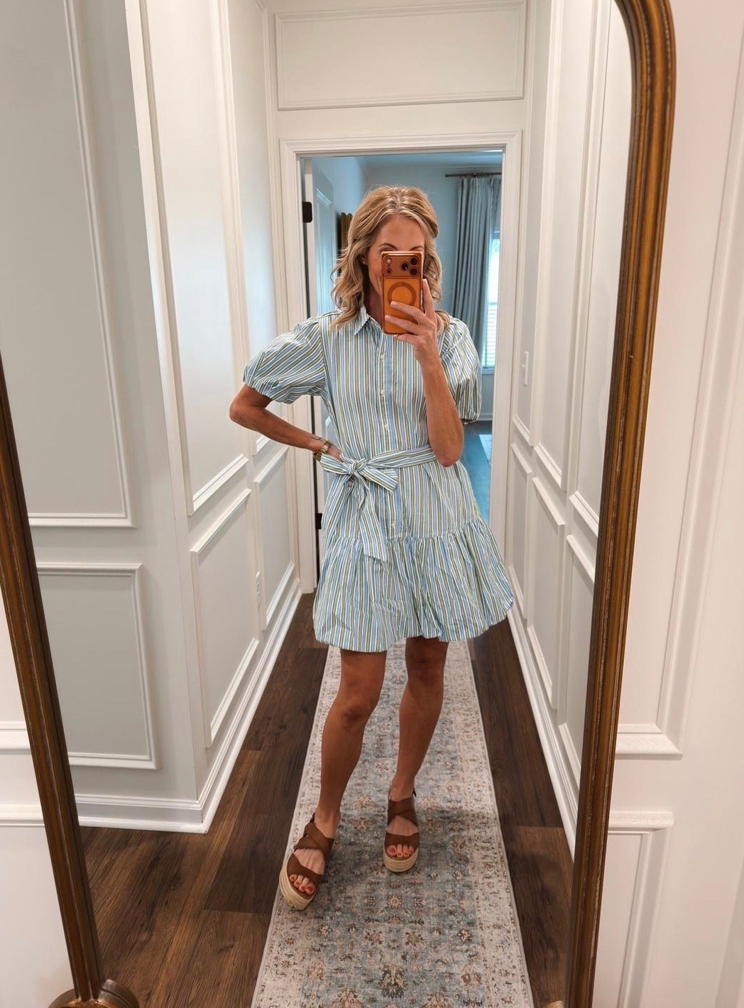 This striped dress is perfect for learning land, and it’s on sale right now. Everything about this is dress is perfect for the classroom, and it’s only $21 right now. Most sizes are in stock, but I know they’ll sell quickly!
Teacher approved outfit, church dress

#LTKOver40 #LTKSeasonal #LTKSaleAlert