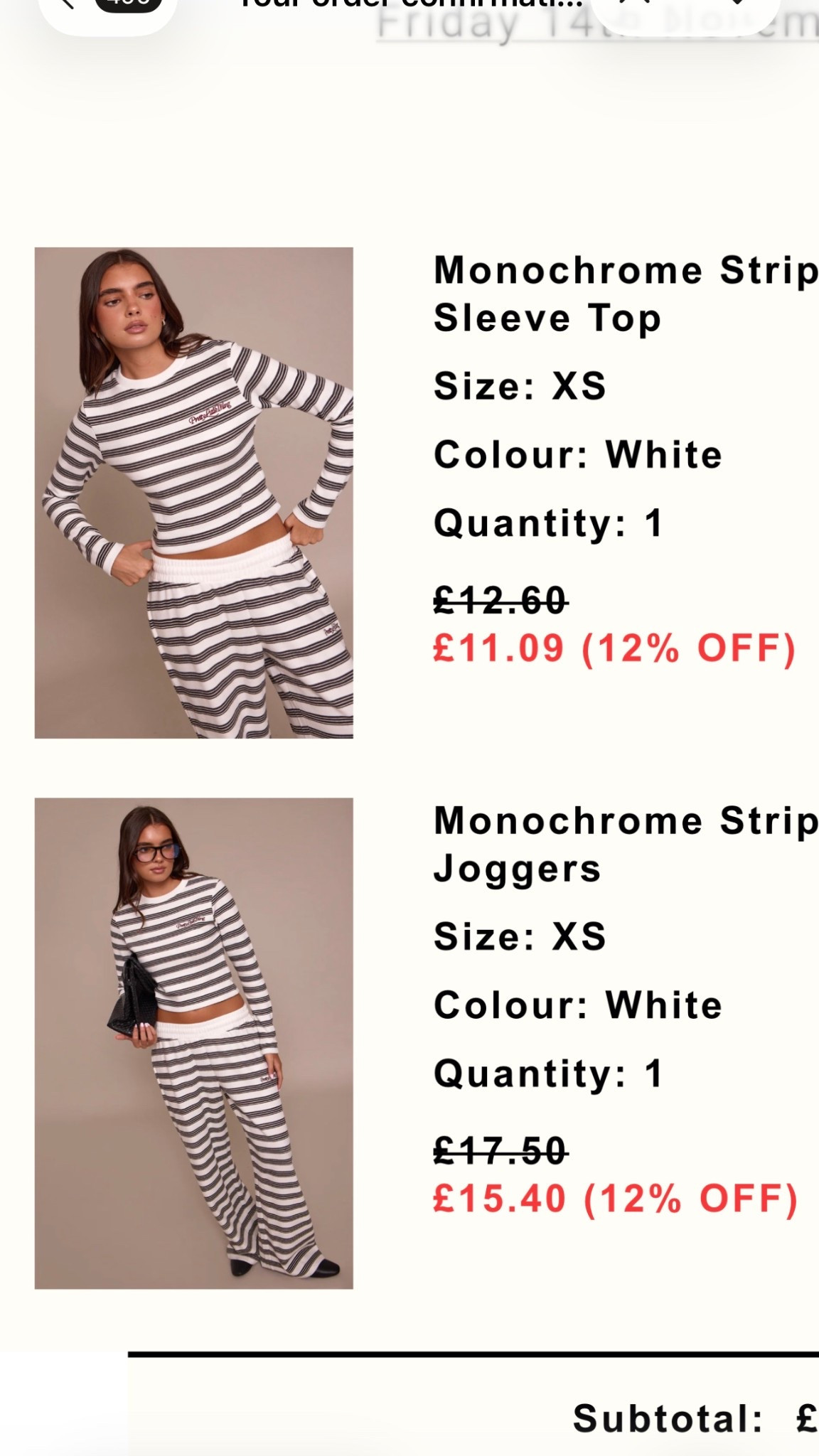 plt striped trouser co ord 🤍 

#LTKautumn #LTKuk