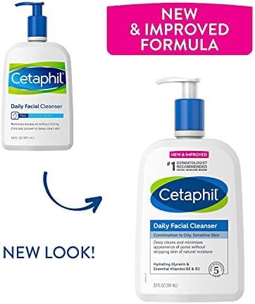 Face Wash by CETAPHIL, Daily Facial Cleanser for Sensitive, Combination to Oily Skin, NEW 20 oz, Gen | Amazon (US)