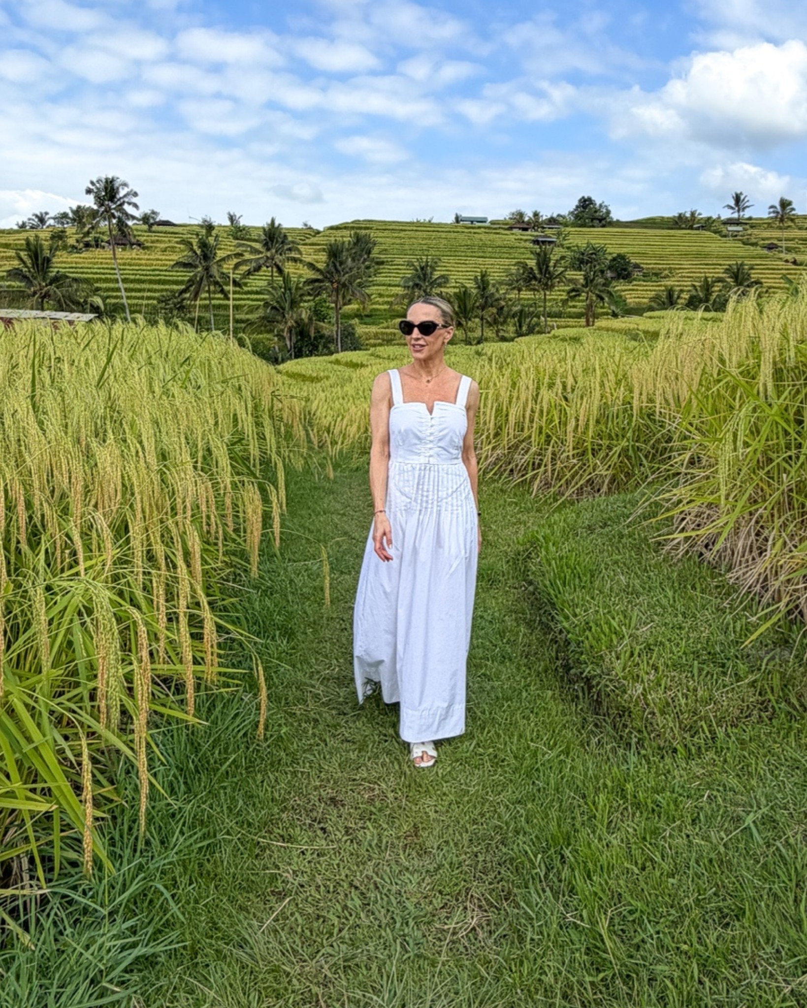The perfect white maxi dress for summer and it has pockets and adjustable straps! @Splendid #summerstyle #sundress

#LTKootd #LTKSeasonal #LTKPetite