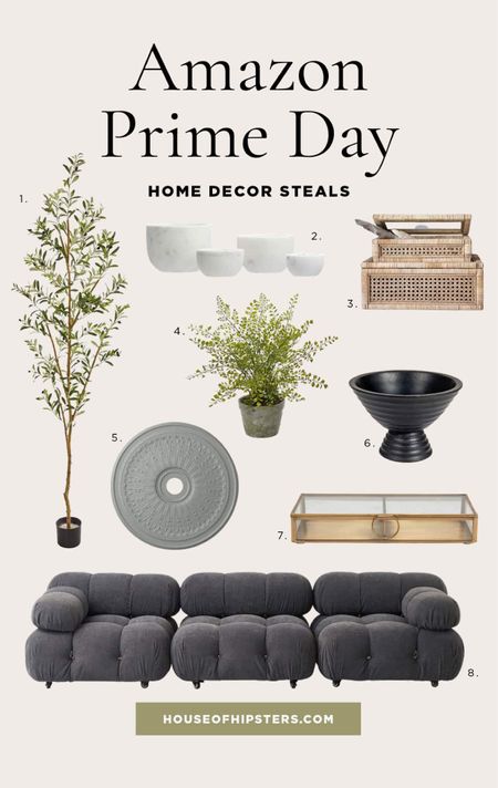 Shop my top home decor picks from the Amazon Prime Day sale including this faux olive tree, faux maiden hair fern plant, ceiling medallion, decorative boxes, and more. #founditonamazon #Creatorfavorites2023 

#LTKxPrimeDay #LTKsalealert #LTKhome