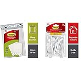 Command Picture Hanging Strips, Decorate Damage-Free, 14 Pairs (28 Strips) with Command Hooks, 20 Ho | Amazon (US)