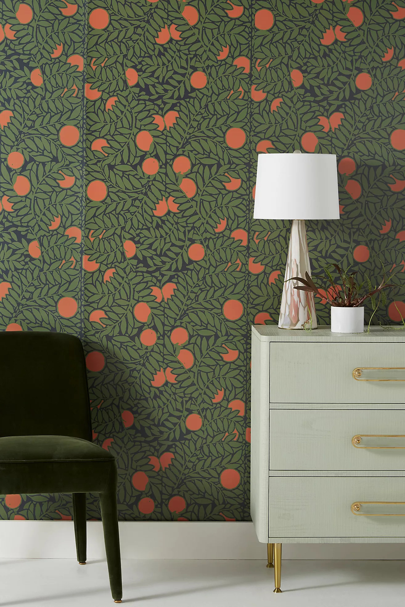 Orange Grove Wallpaper | Anthropologie (US)