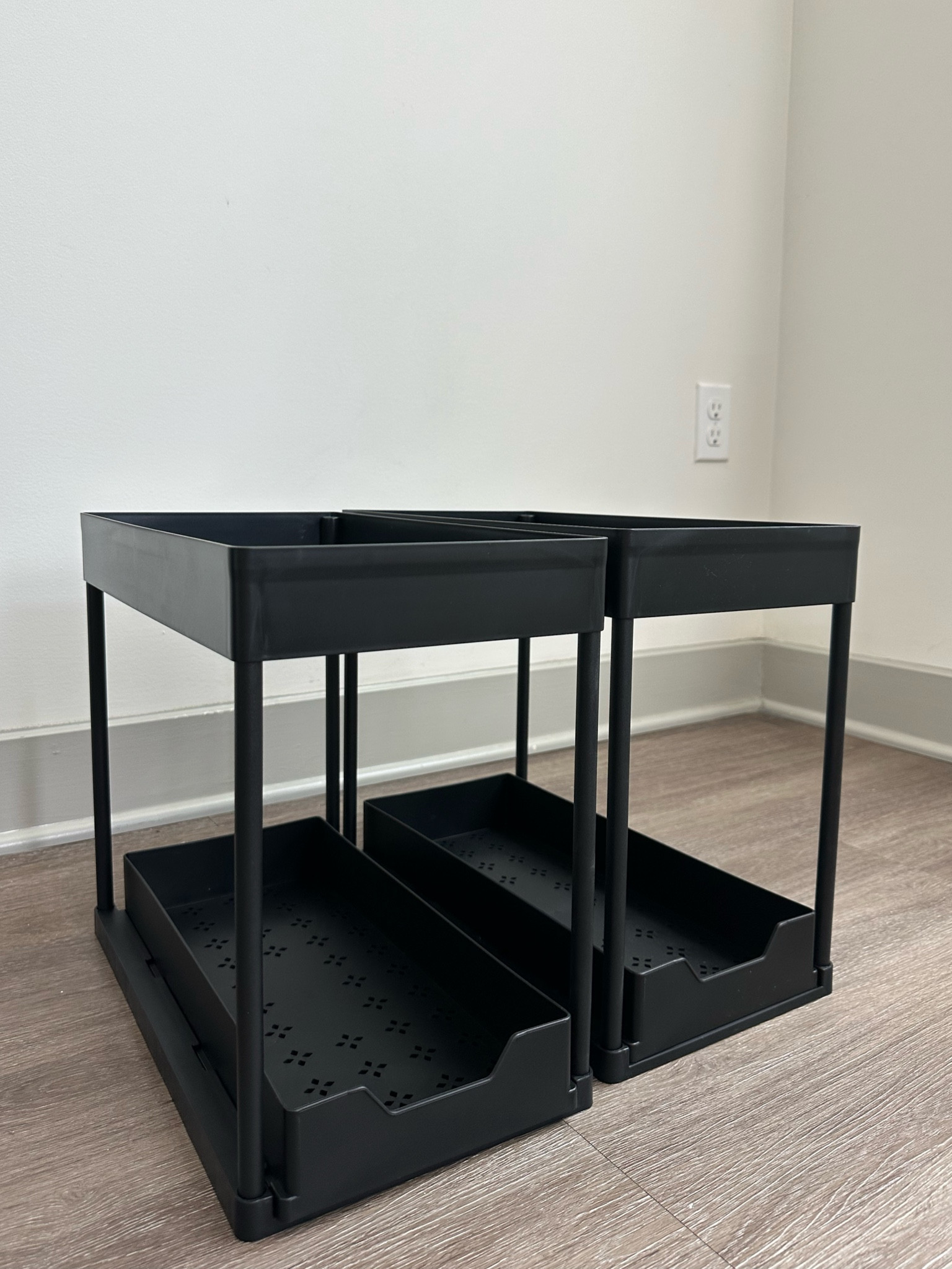 Under the sink organizers (bottom is drawer style) - perfect to make best use of space to stack! 

#LTKhome #LTKunder50