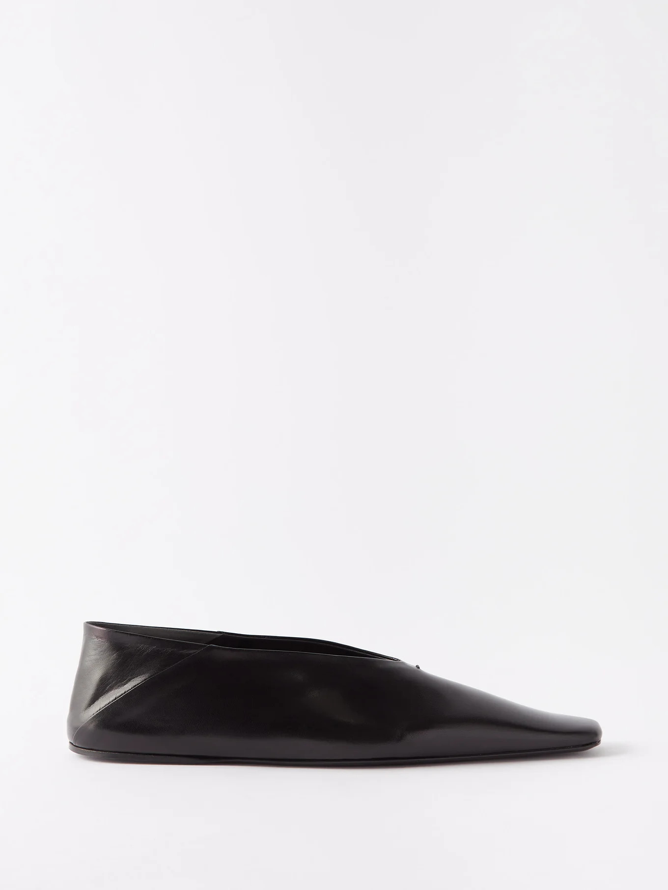 Point-toe leather ballet flats | Matches (APAC)