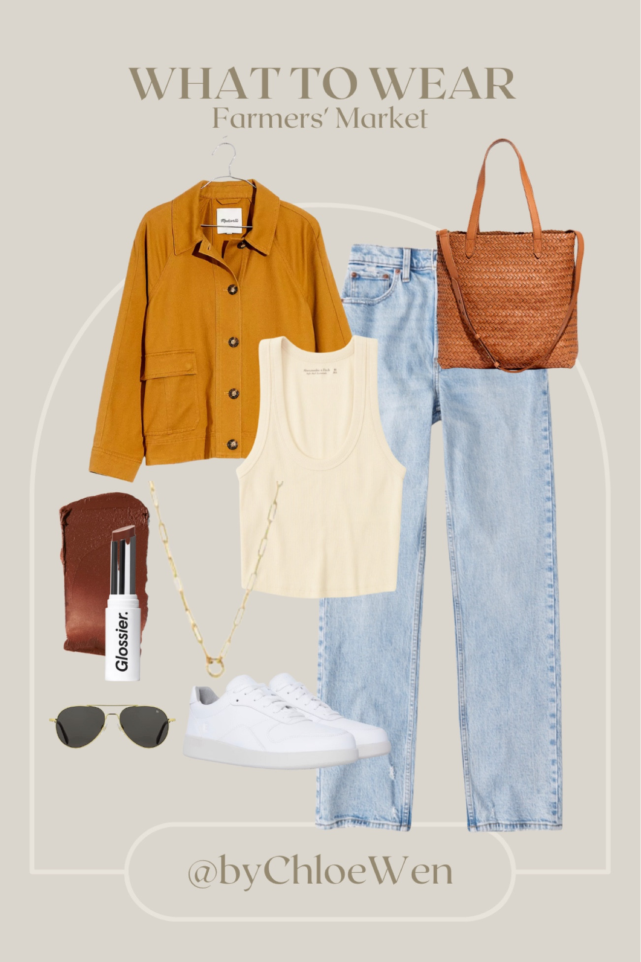 What To Wear: Farmers' Market!

#fall
#fallfashion
#fallstyle
#falloutfits 
#sneakers
#shacket
#businesscasual
#petitefashion 
#farmersmarket
#madewell
#abercrombie 
#everlane 

#LTKSeasonal #LTKfit #LTKstyletip