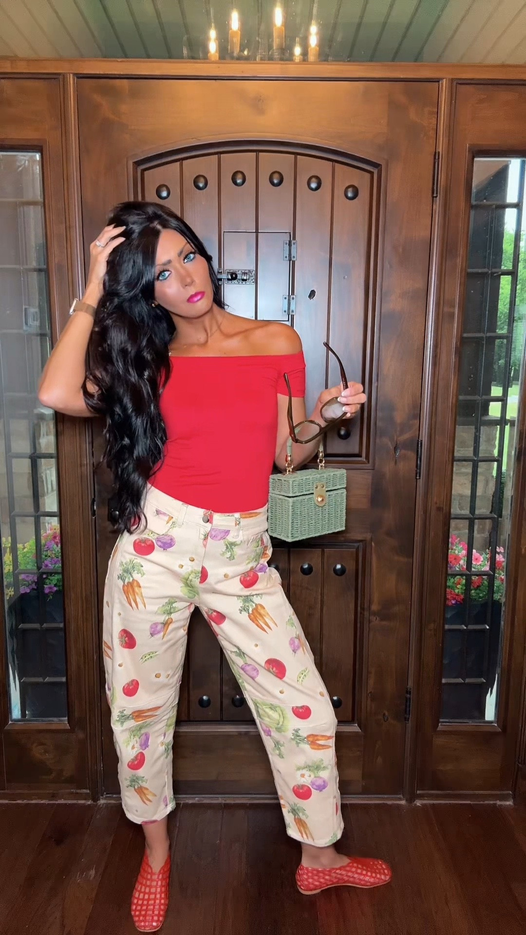 Outfit of the day I fear she this OOTD no pun intended lol😂🥕🍅🍆🥬

OOTD// Outfit of the Day // Veggie Barrel Jeans// Barrel Jeans// Summer Outfit//Farmers Market Outfit //Summer Fashion// Amazon Outfit

#LTKOver40 #LTKdayinmylife #LTKootd