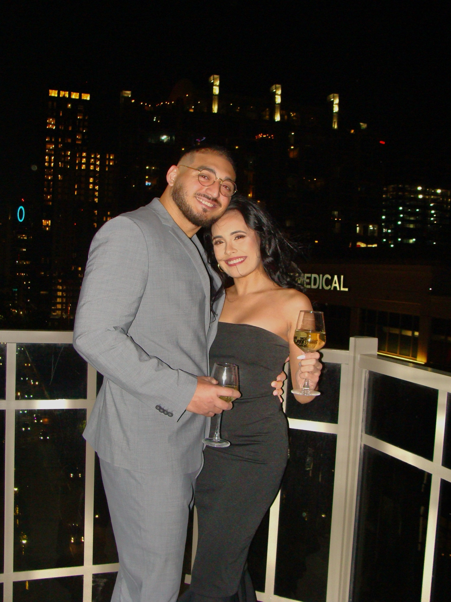 Black superdown dress, so comfy and flattering! My bf matching in a black Zara tshirt and grey express suit

#LTKfindsunder100 #LTKU #LTKwedding