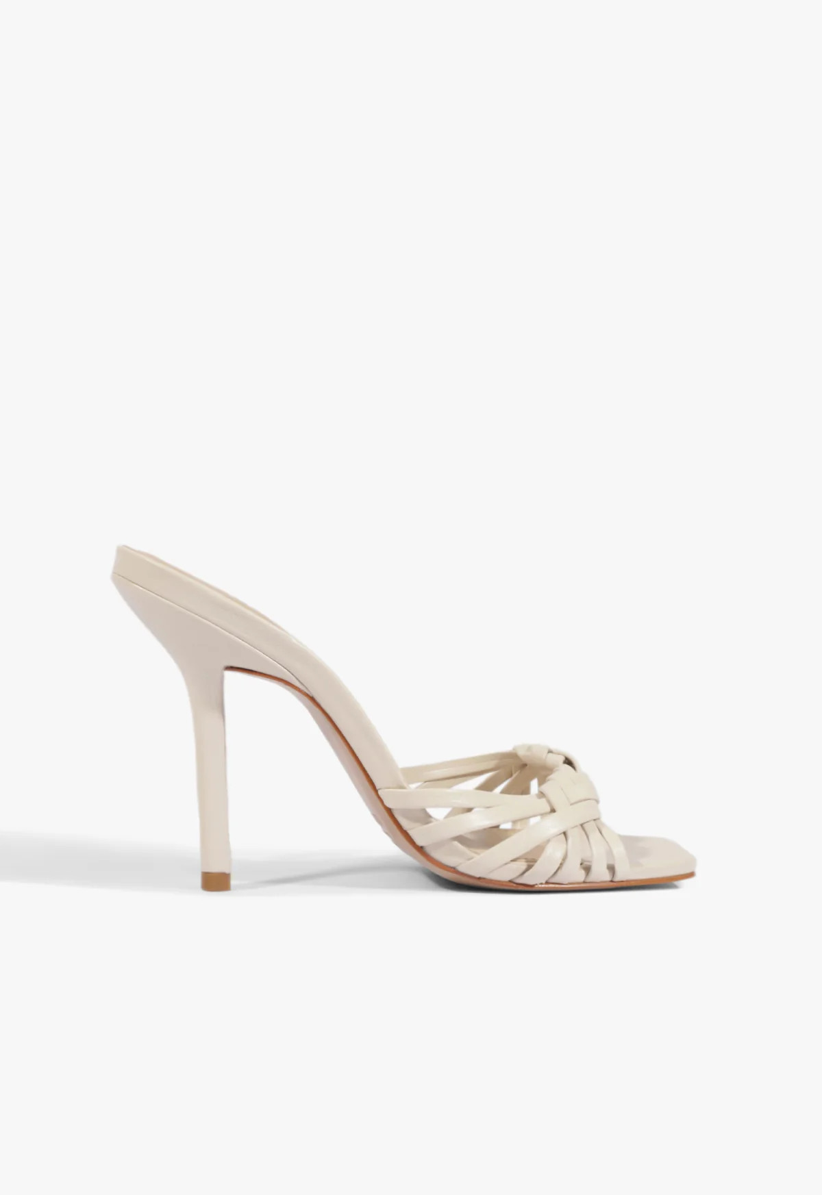 Tara White High Stiletto Heel Sandal | Schutz (US)