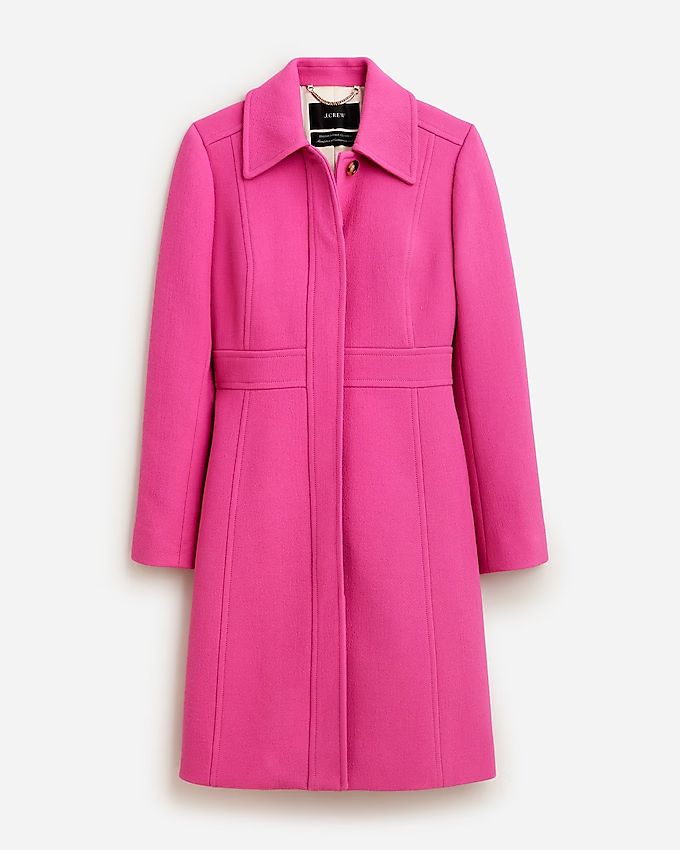 New lady day topcoat in Italian double-cloth wool blend | J.Crew US