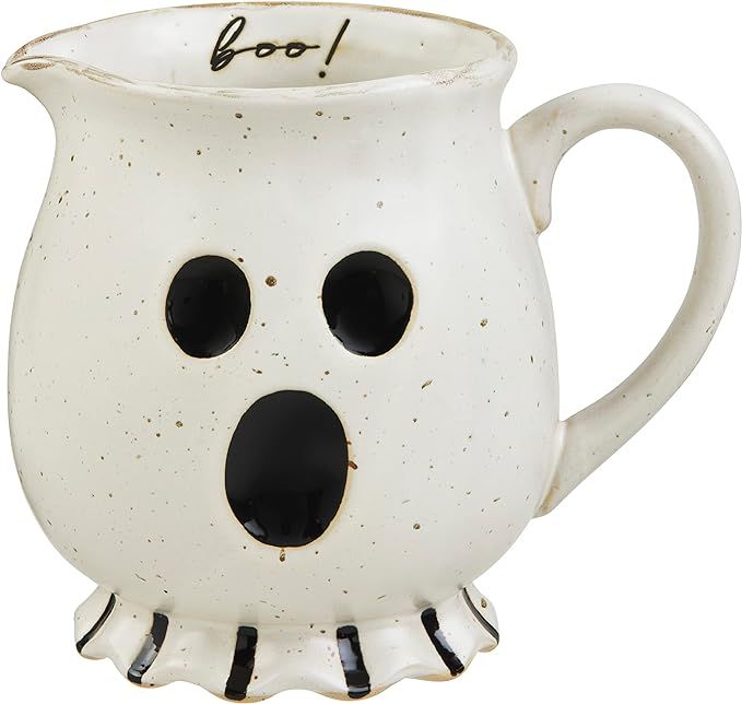 Mud Pie Halloween Ghost Pitcher, 6 1/2" x 7 1/2" | Amazon (US)